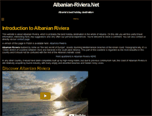 Tablet Screenshot of albanian-riviera.net